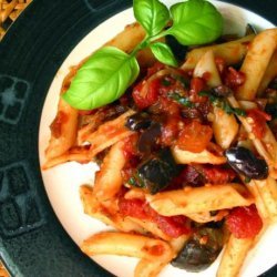 Pasta With Eggplant (Aubergine) recipe