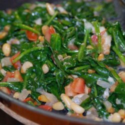 Olivia's Garlic Spinach Sauté recipe