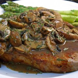 veal chops with mushrooms recipe