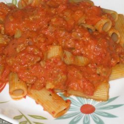 Pasta With Pink Vodka Sauce and Sausage recipe