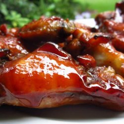 Caramelized Baked Chicken Party Wings recipe