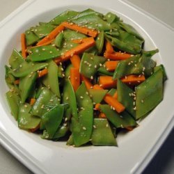 Crisp Snow Pea Salad recipe