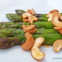 Asparagus and Cashews recipe