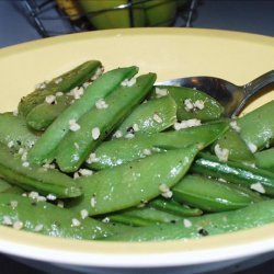 Garlic Snow Peas recipe