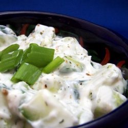 Greek Style  Cucumber Salad recipe