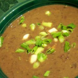 Black Bean Soup, Vegetarian recipe