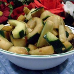 Asian Marinated Cucumbers recipe