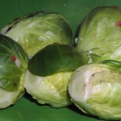 Gingered Brussels Sprouts recipe