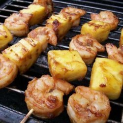 Pineapple-Glazed Shrimp Skewers recipe