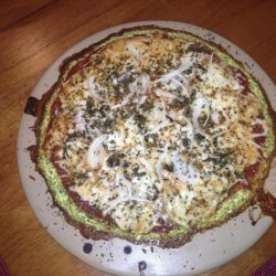 Low Carb Pizza - Zucchini  crust  recipe