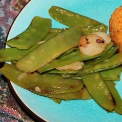 Snow Peas With Water Chestnuts recipe