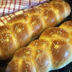 Braided Challah Bread (Bread Machine) recipe