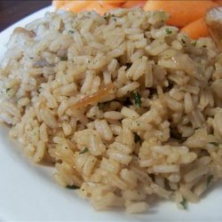 Almost Instant Onion Rice recipe