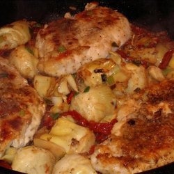 Chicken With Artichokes recipe