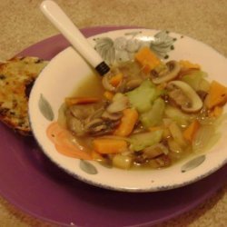 Creamless Mushroom Soup recipe