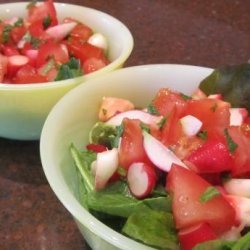 From the Farm - Radish Salad - Longmeadow recipe