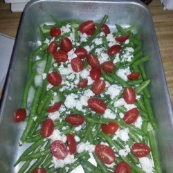 Baked Green Beans with Feta Cheese recipe