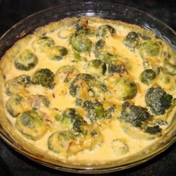 Smoked Gouda Brussels Sprouts Gratin recipe