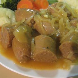 My Nana's Curried Sausages recipe
