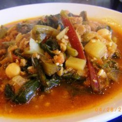 Portuguese Chourico and Kale Soup (Adapted from Rachael Ray) recipe