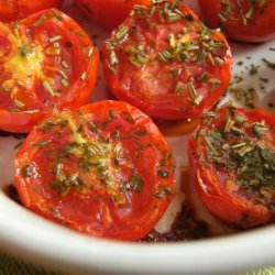 Baked Baby Roma Tomatoes recipe