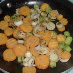 Sauteed Carrots and Leeks recipe