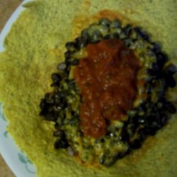 Black Bean and Cheesy Burrito - Ww recipe