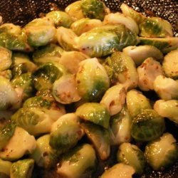 Maple Dijon Brussels Sprouts recipe