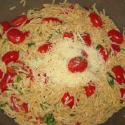 Tomato and Basil Orzo Salad recipe