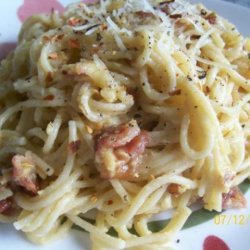 Spaghetti Carbonara for One recipe