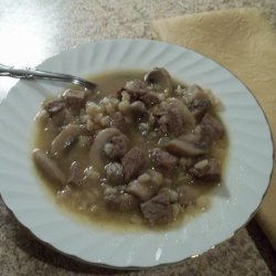 Rich Barley Mushroom Soup recipe