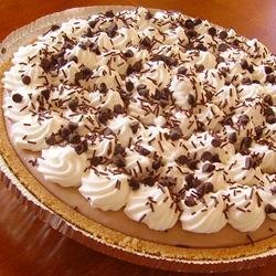 Creamy Chocolate Mousse Pie recipe
