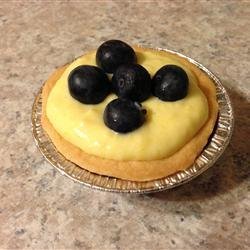 Mango Cheese Tart with Blueberries recipe