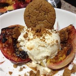 Grilled Peaches with Gingersnaps recipe