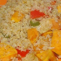 Quinoa, Sweet Potato and Peppers recipe