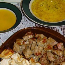 beef fondue with dipping sauces recipe