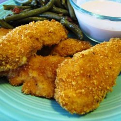 Nif's Baked Chicken Fingers recipe