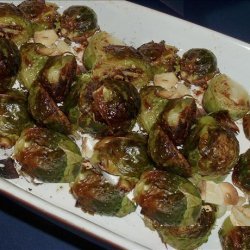 Roasted Brussels Sprouts with Browned Garlic recipe