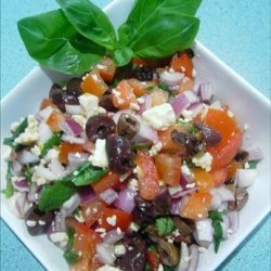 Tomato Basil & Feta Salad recipe