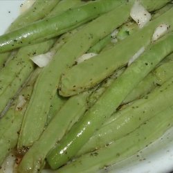 Baked Garlic Green Beans recipe
