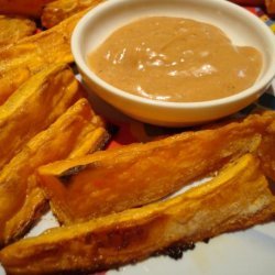 Sweet Potato Fries With BBQ Mayo recipe