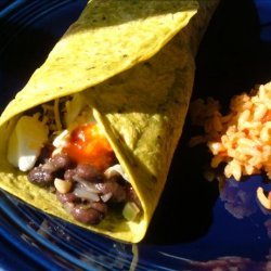Pass-It-Along Black Bean Burritos recipe
