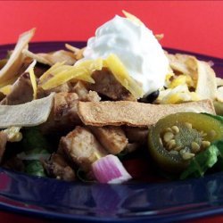 Low-Fat Chicken Tostada Salad recipe