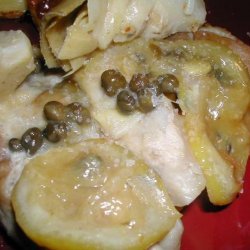 Chicken With Artichokes and Melted Lemons recipe