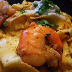 Tropical Island's Pasta With Shrimps and Coconut recipe