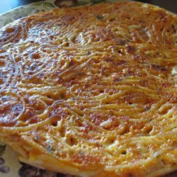 Frittata Di Spaghetti (Spaghetti Omelet) recipe