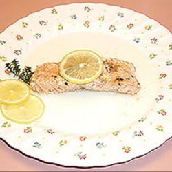 Baked Salmon with Coriander and Thyme recipe