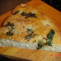 Focaccia Bread With Three Topping Choices recipe