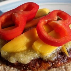 Caribbean Grilled Burger With Pineapple Sauce recipe