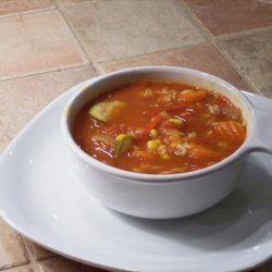Garden Tomato Vegetable Soup recipe